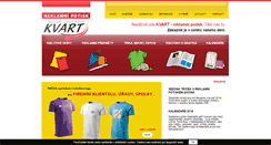 Desktop Screenshot of kvart.cz